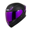 Modular Flip-Up Motorcycle Helmets, Model-901, Purple, Blue