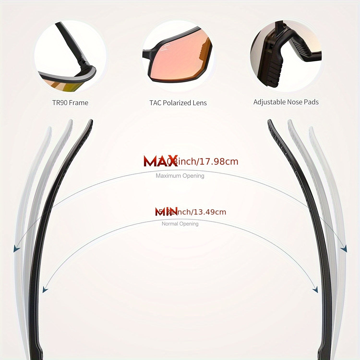 Photochromic Sports Glasses for Men Women Cycling Fashion Glasses with Protection for MTB, Running, Baseball, Best for Christmas, Perfect for Thanksgiving