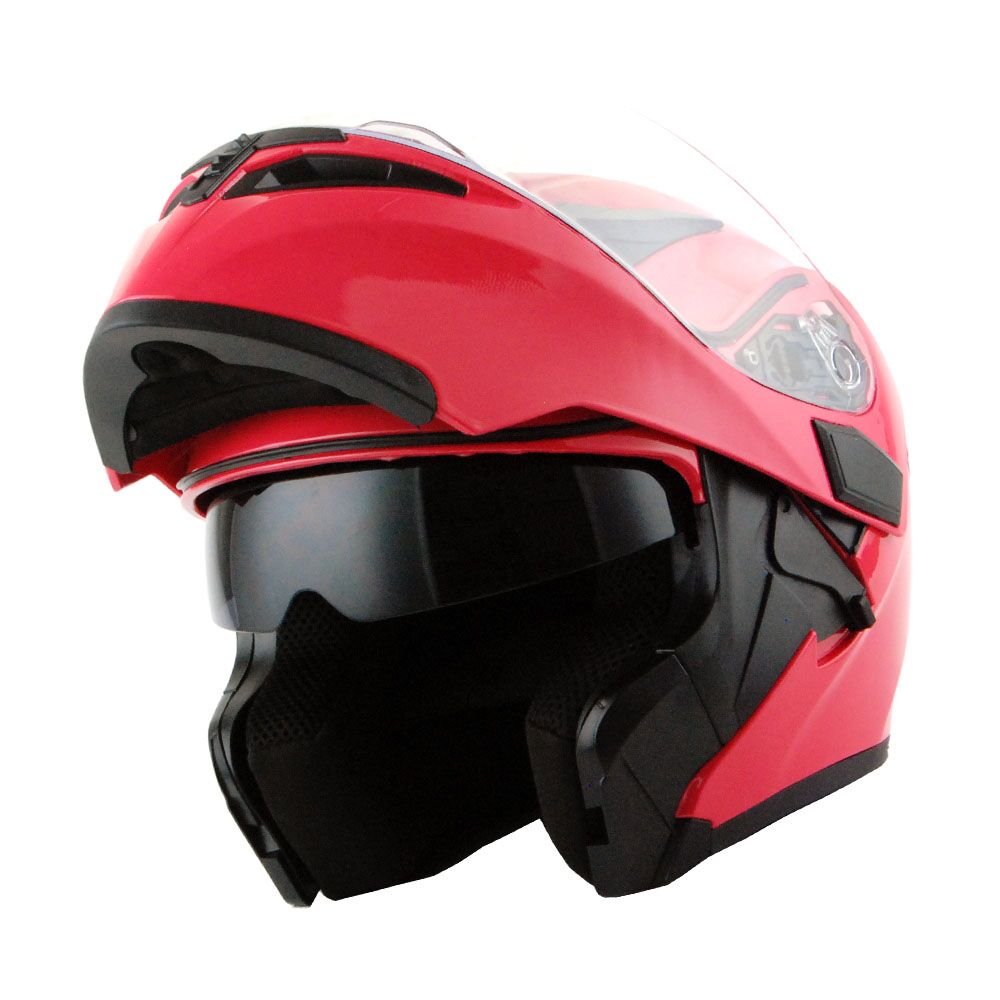 MOTORCYCLE MODULAR FULL FACE HELMET FLIP UP DUAL VISOR HELMET