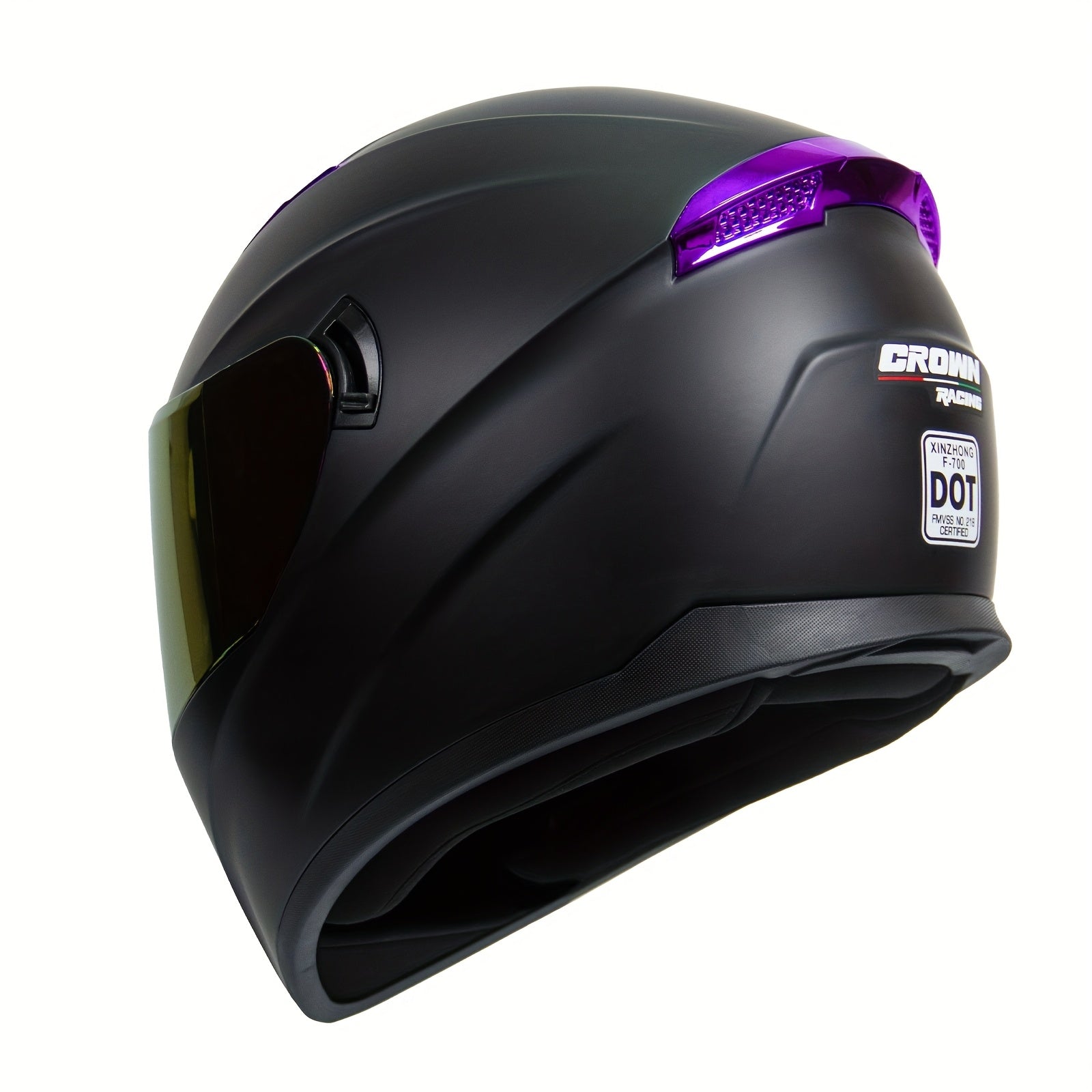 Purple Motorcycle Helmets for Adults Full Face Motorcycles