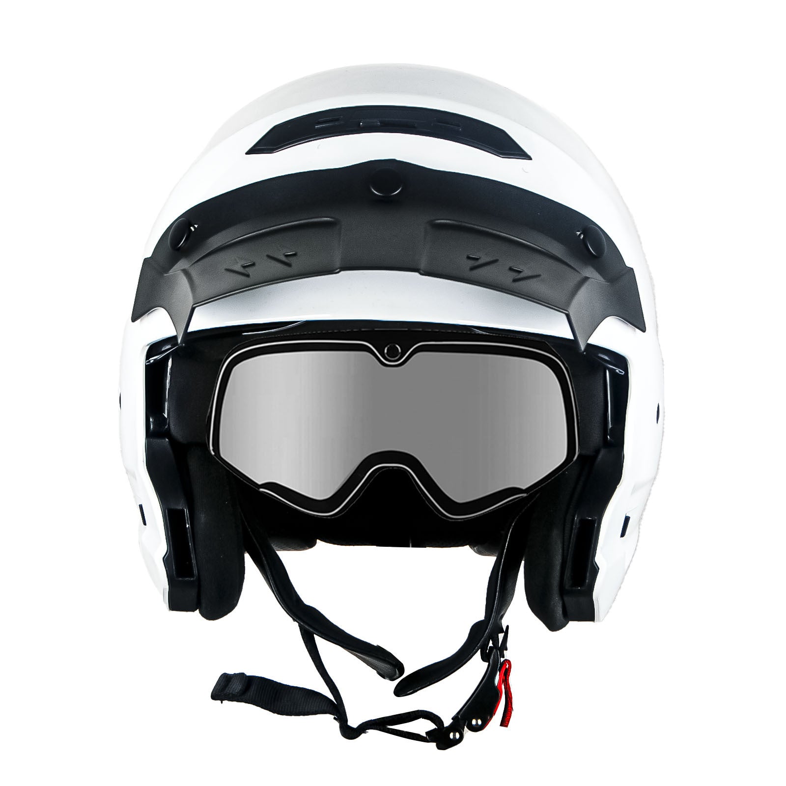 Motorcycle Full Face Helmet Open Face Helmet with Smoked Shield (Detachable Visor & Face Mask)
