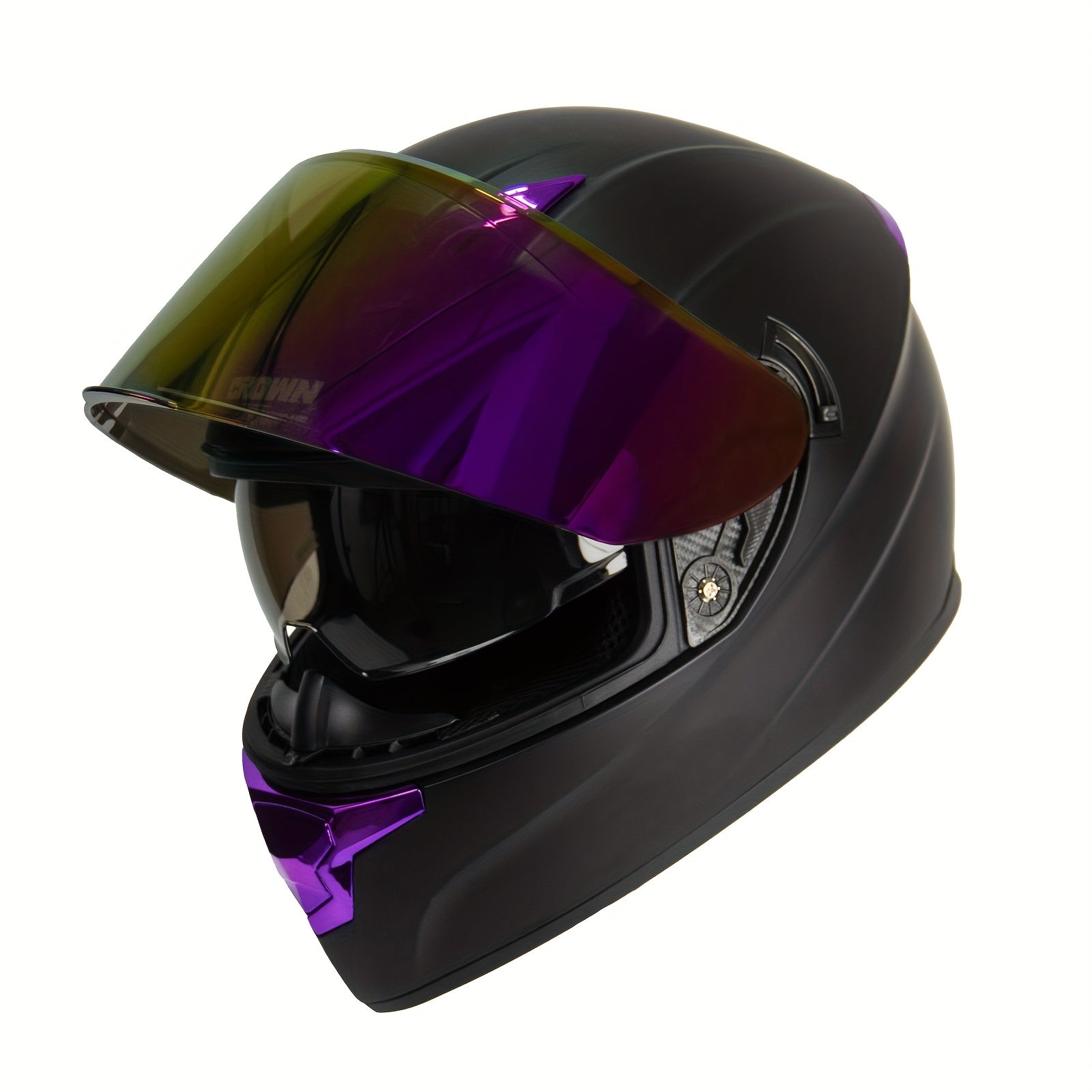 Purple Motorcycle Helmets for Adults Full Face Motorcycles