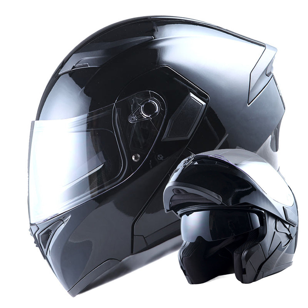 MOTORCYCLE MODULAR FULL FACE HELMET FLIP UP DUAL VISOR HELMET