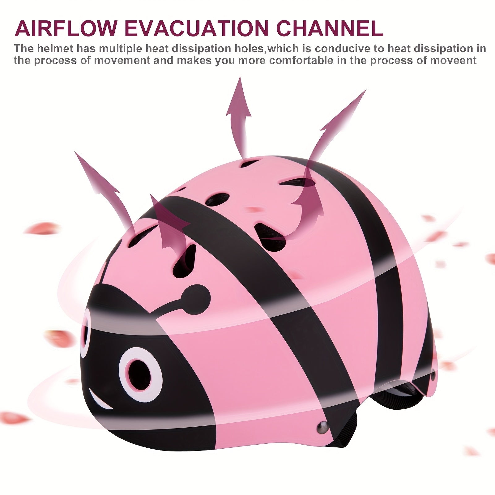 Kids Bike Helmet Set, Adjustable Helmet for Ages 5-14 Year Boys Girls, Toddler Helmet Pad Set with Knee And Elbow Pads for Bike, Roller, Skating, Scooter, Longboard And More Sports