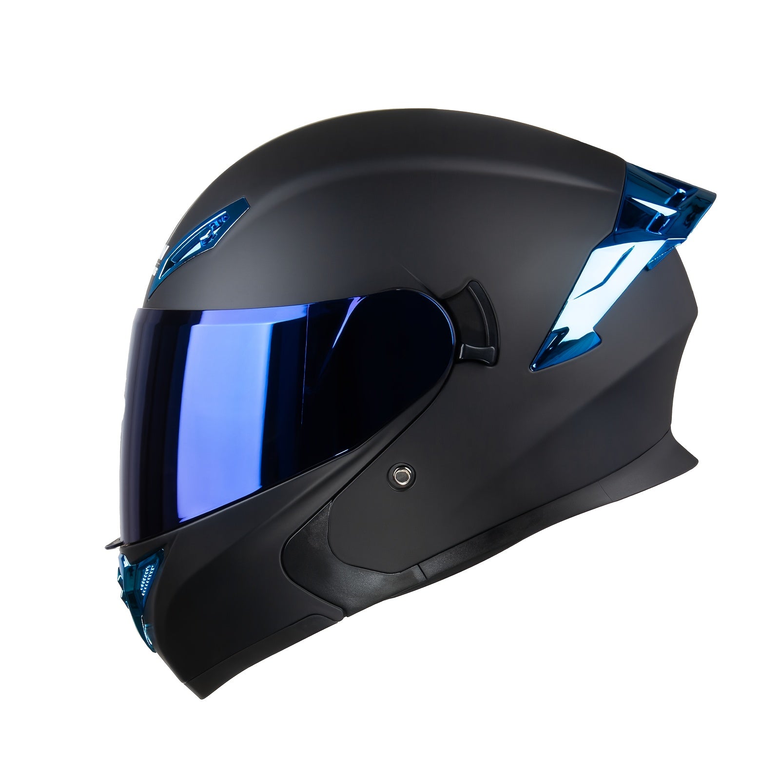 Modular Flip-Up Motorcycle Helmets, Model-901, Purple, Blue