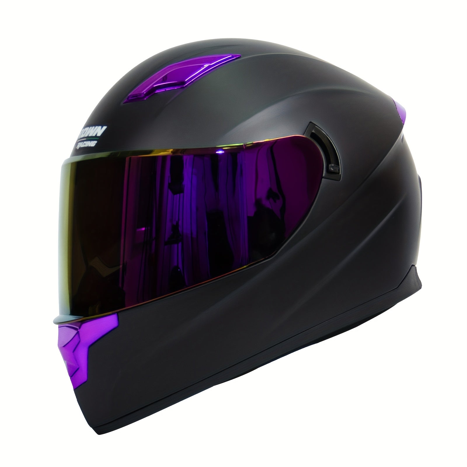Purple Motorcycle Helmets for Adults Full Face Motorcycles