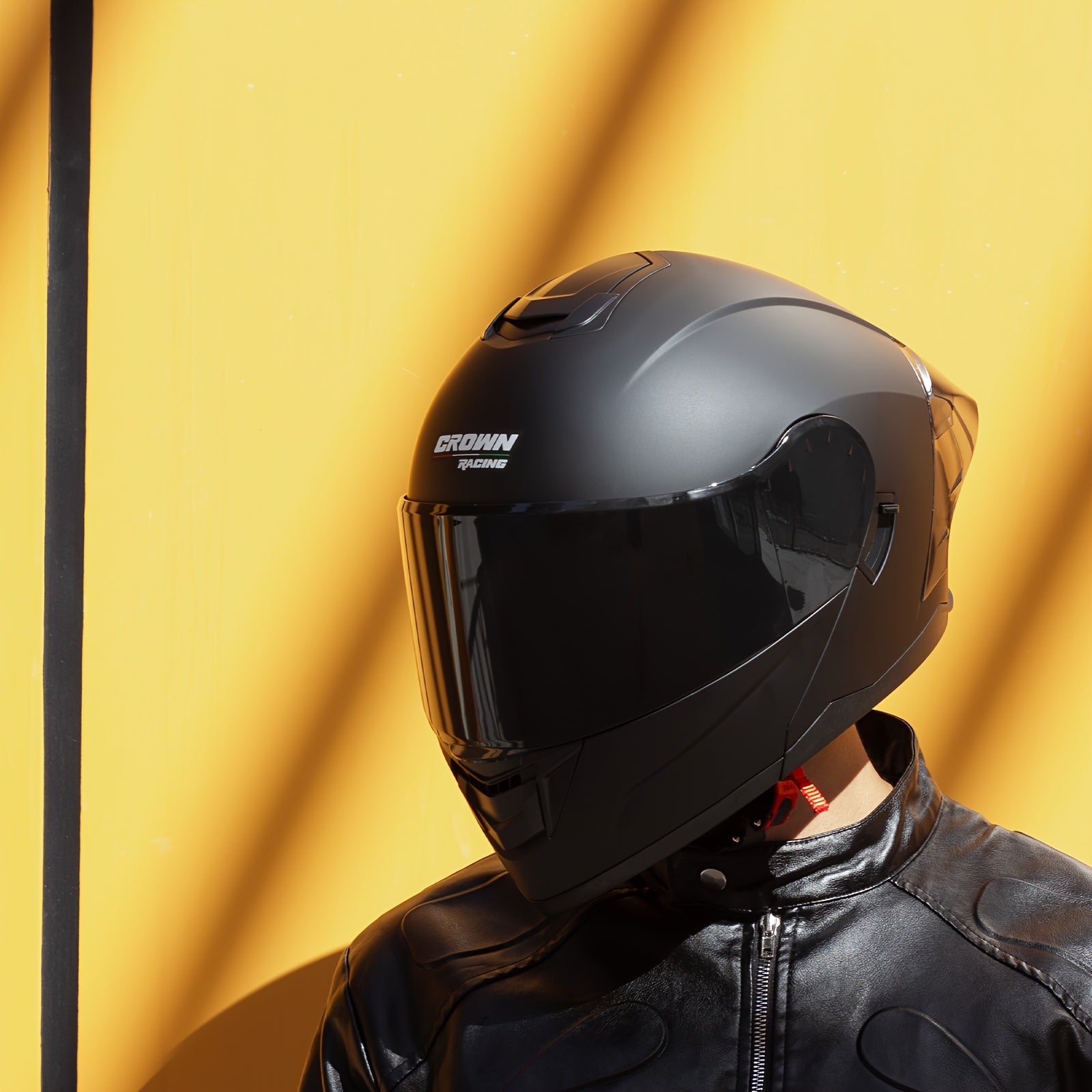 CrownRacing Modular Helmet CrownRacing Modular Full Face Motorcycle Helmet | Flip Up 2 Visor