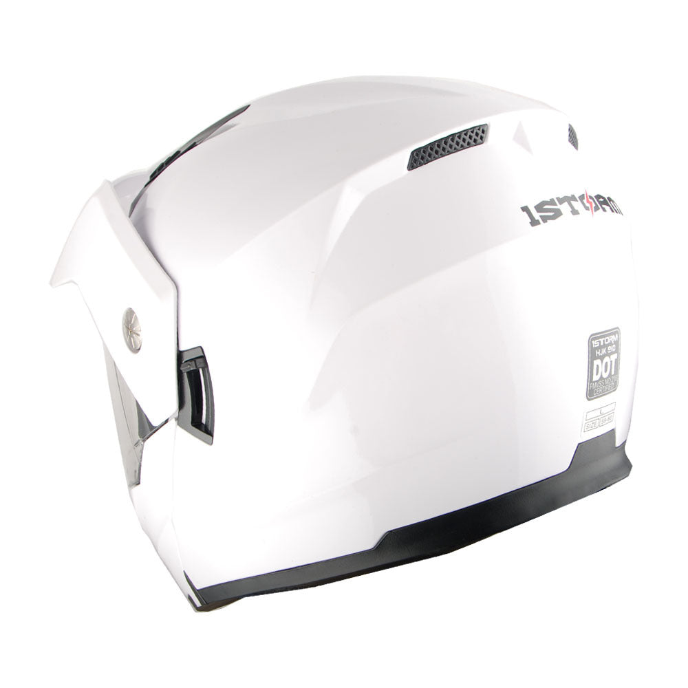 MOTORCYCLE HELMET MEN WOMEN DUAL SPORT MODULAR FLIP UP FULL FACE HELMET ADVENTURE DUAL VISOR: HJK910 DSPORT