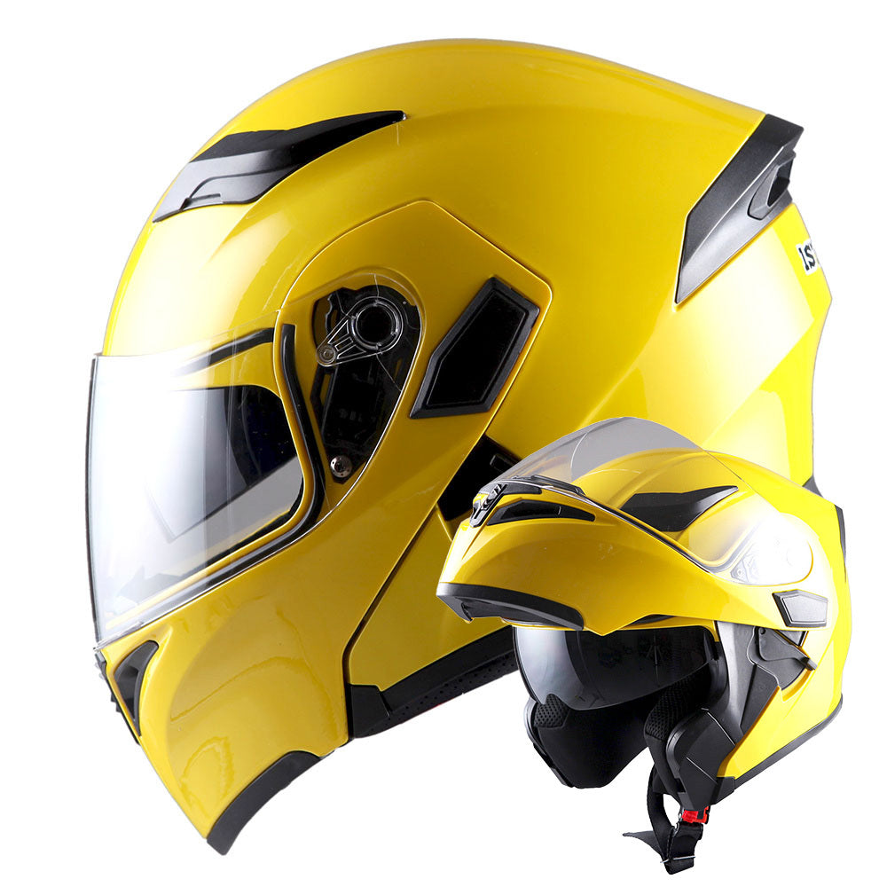MOTORCYCLE MODULAR FULL FACE HELMET FLIP UP DUAL VISOR HELMET