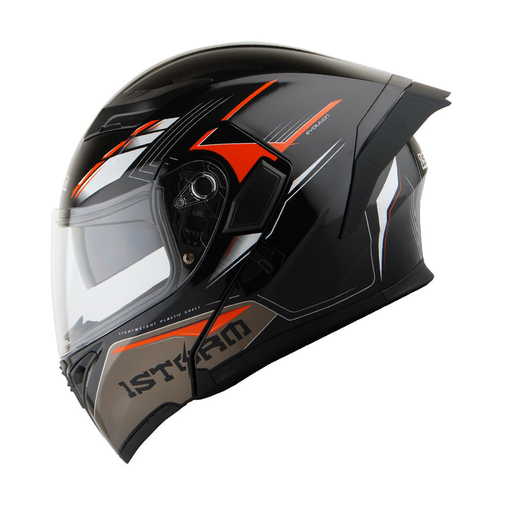 MOTORCYCLE MODULAR FULL FACE HELMET FLIP UP DUAL VISOR HELMET