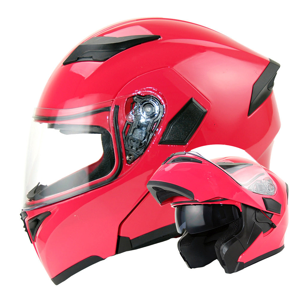 MOTORCYCLE MODULAR FULL FACE HELMET FLIP UP DUAL VISOR HELMET