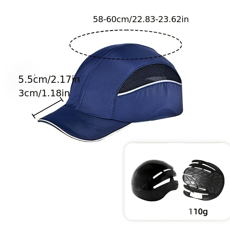 Men' & Women' Flame Retardant Anti-Static Safety -Cap - Converts to Drop for Outdoor, Cycling, | Multi-Risk ( Fire, Static) | Textile | Hand\u002FDry () | Casual & Professional