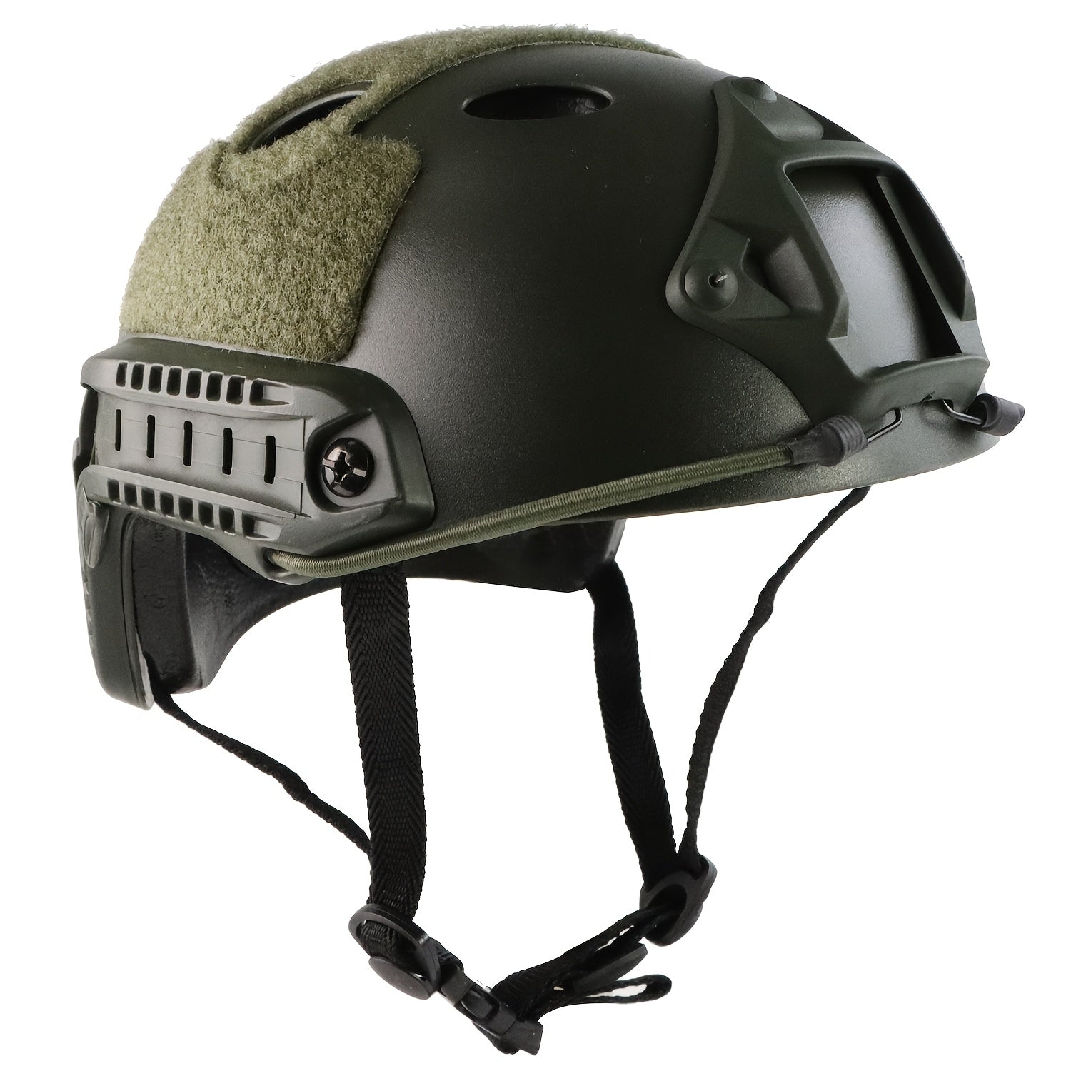 BOOIU-JY - Individually Packaged Easy Breathable Helmet, Easy Breathable Tactical Helmet, Game Helmet, Outdoor Action Helmet with Oval Ventilation Holes